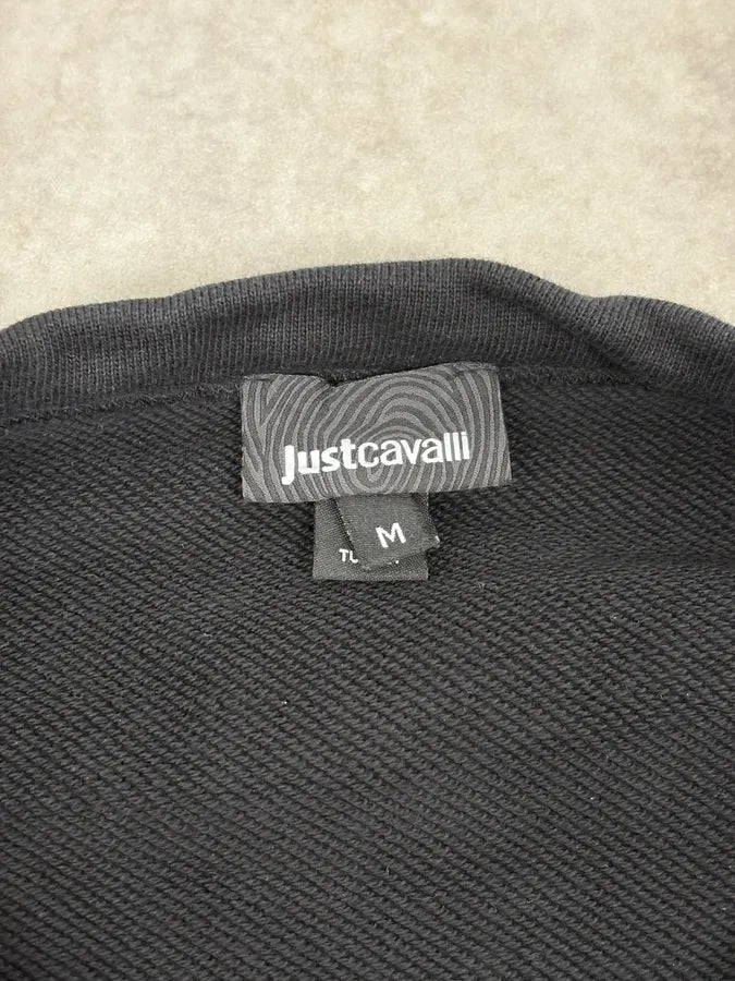 FW2018 Cavalli Black Zebra Poem Sweater tCAwOiP 8