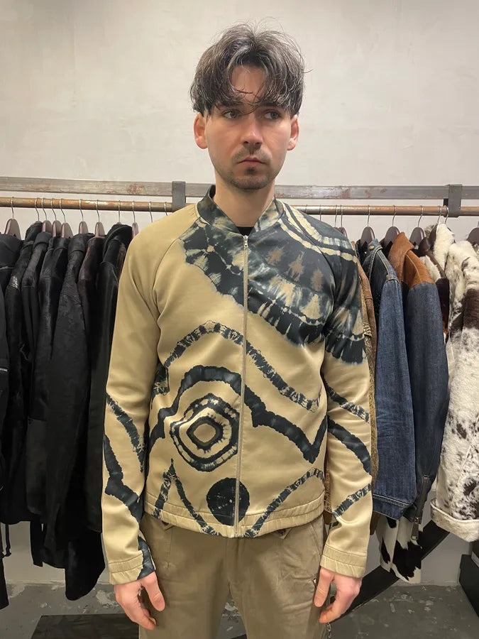 FW2018 Dries Van Noten Beige Splash Psycho Sweater zMZqcwY 1