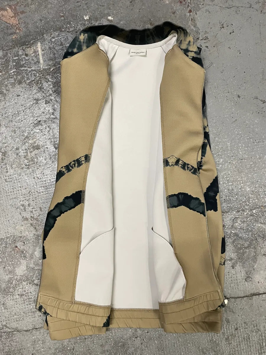 FW2018 Dries Van Noten Beige Splash Psycho Sweater zMZqcwY 5