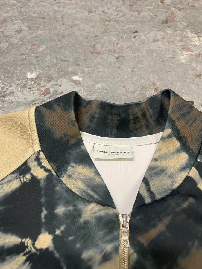 FW2018 Dries Van Noten Beige Splash Psycho Sweater zMZqcwY 7