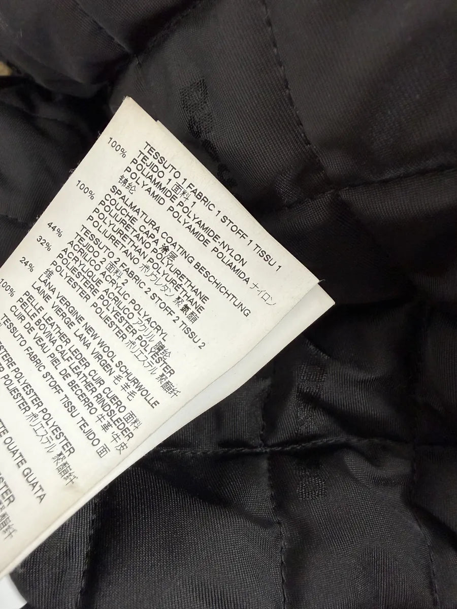 FW2018 Dsquared2 Brown & Black Beige Shearling Leather Alpha Jacket hjKIUSX 10