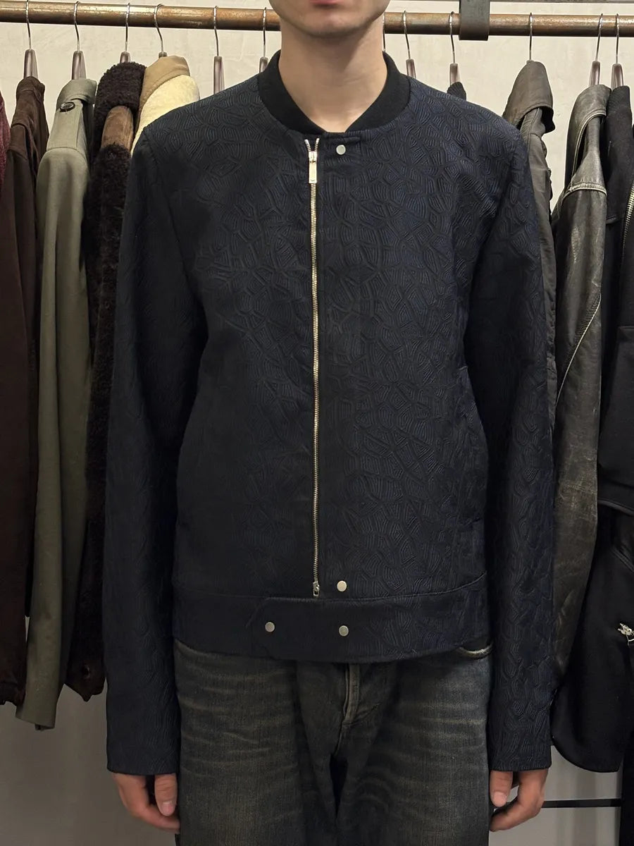 FW2018 Emporio Armani Asymmetrical Navy Light Shadow Jacket UEDGZXI 2