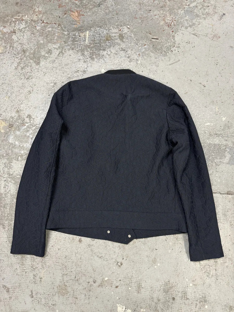 FW2018 Emporio Armani Asymmetrical Navy Light Shadow Jacket UEDGZXI 5