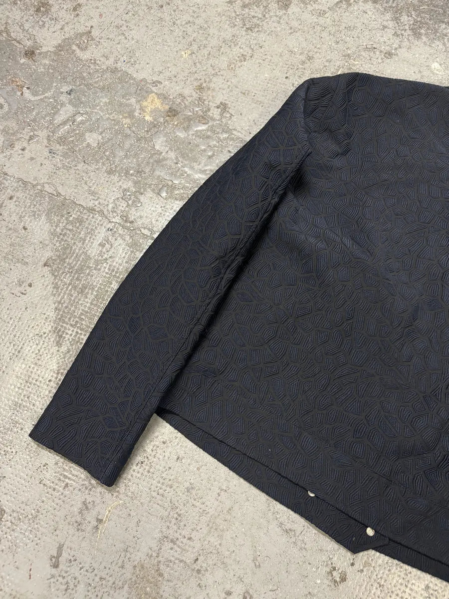 FW2018 Emporio Armani Asymmetrical Navy Light Shadow Jacket UEDGZXI 6