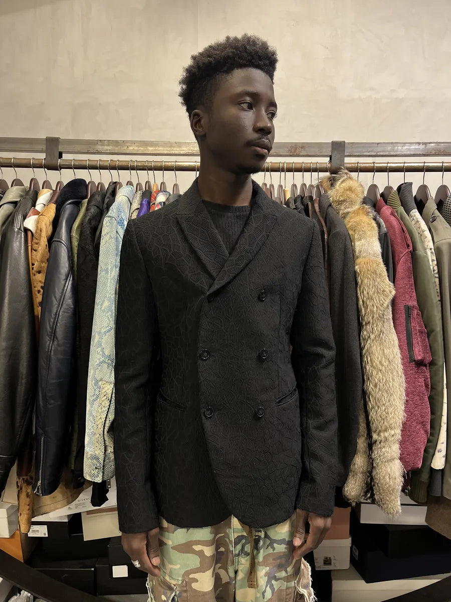 FW2018 Emporio Armani Navy Light Shadow Suit Jacket TJrQDPr 1