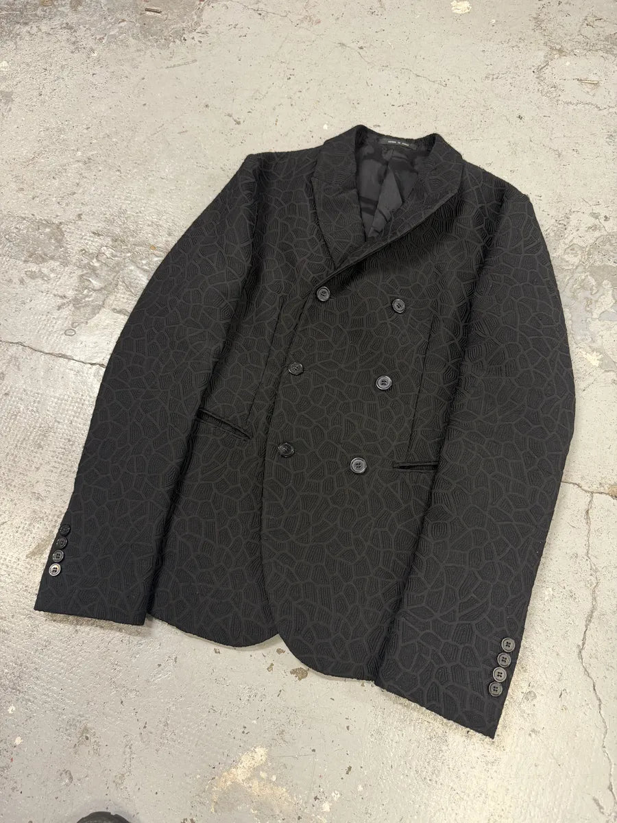 FW2018 Emporio Armani Navy Light Shadow Suit Jacket TJrQDPr 3
