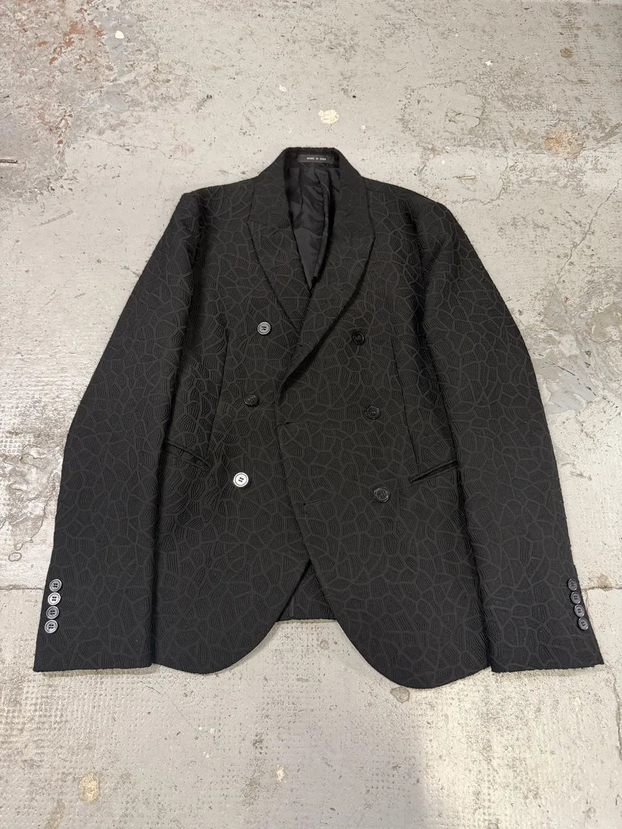 FW2018 Emporio Armani Navy Light Shadow Suit Jacket TJrQDPr 4
