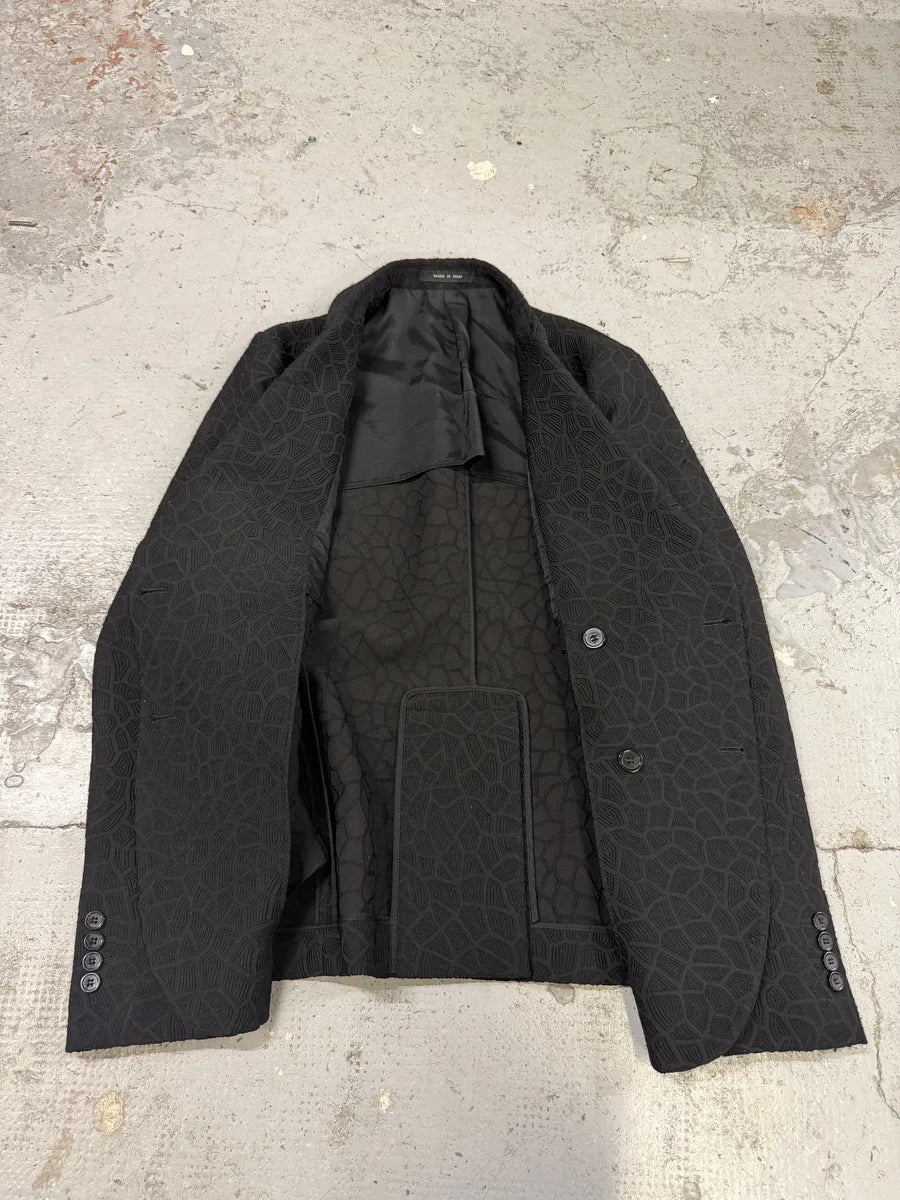 FW2018 Emporio Armani Navy Light Shadow Suit Jacket TJrQDPr 5