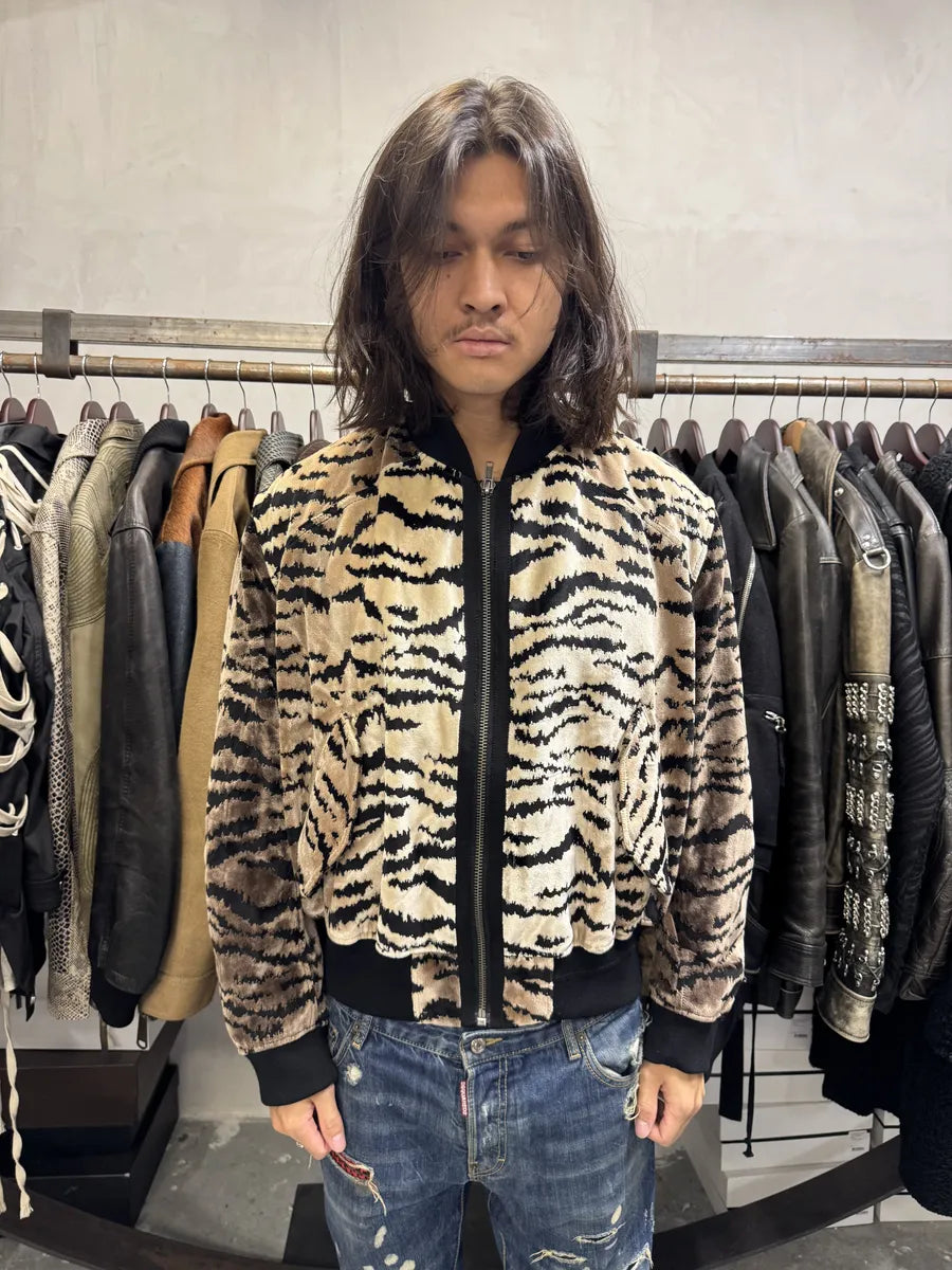 FW2018 Haider Ackermann Safari Striped Bomber Jacket wGjelcD 1