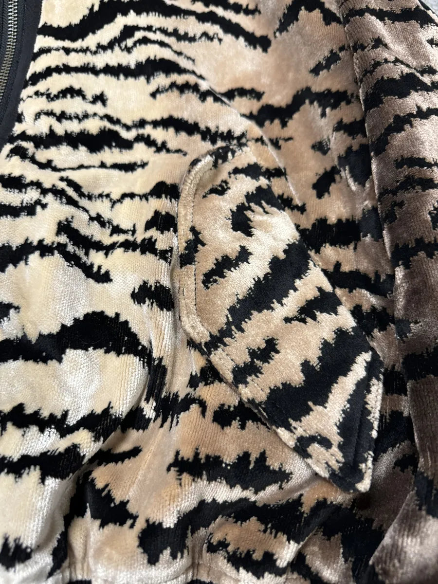 FW2018 Haider Ackermann Safari Striped Bomber Jacket wGjelcD 10