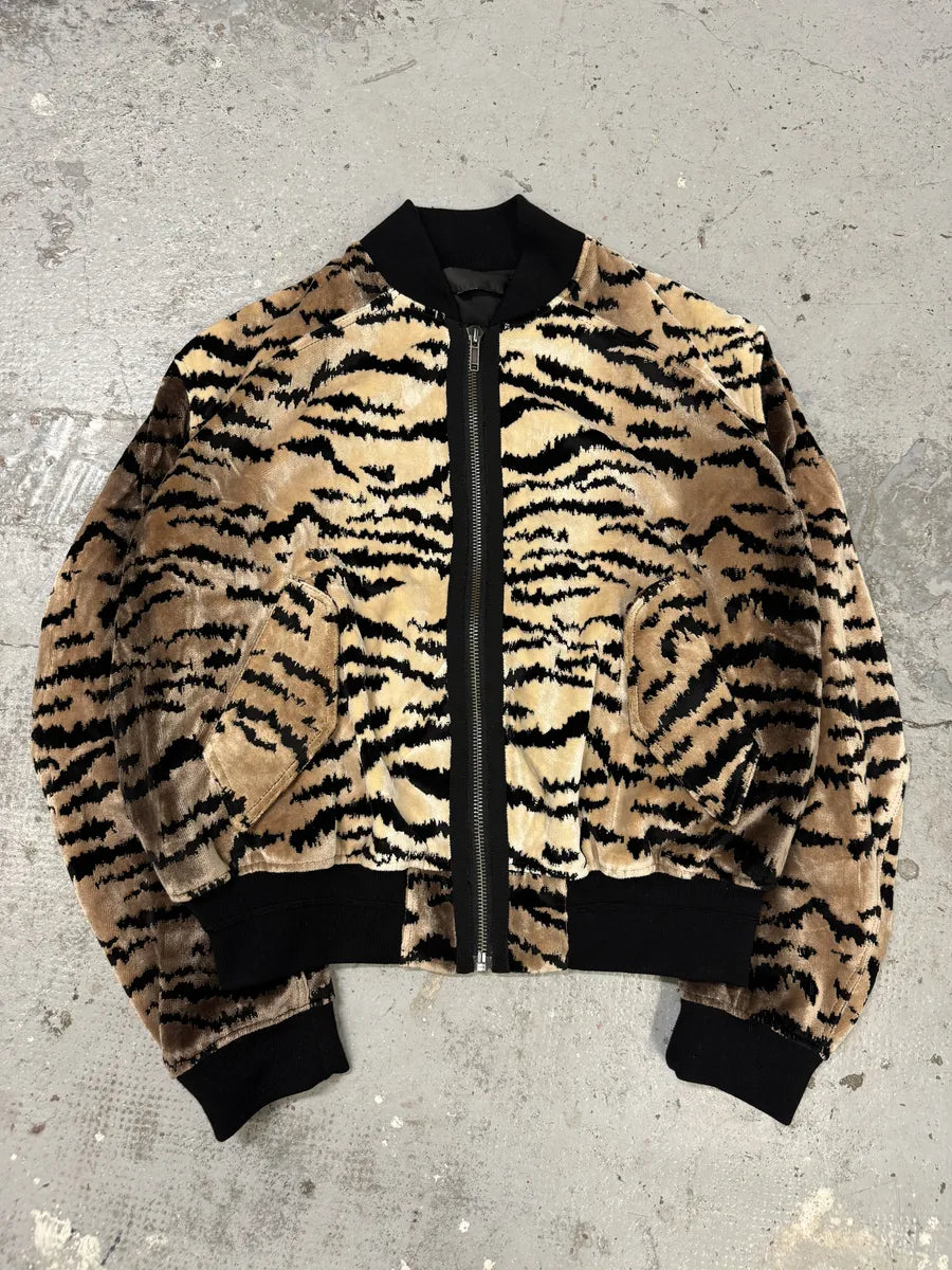 FW2018 Haider Ackermann Safari Striped Bomber Jacket wGjelcD 5