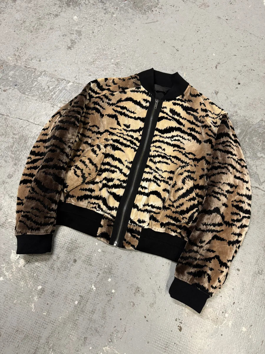 FW2018 Haider Ackermann Safari Striped Bomber Jacket wGjelcD 6