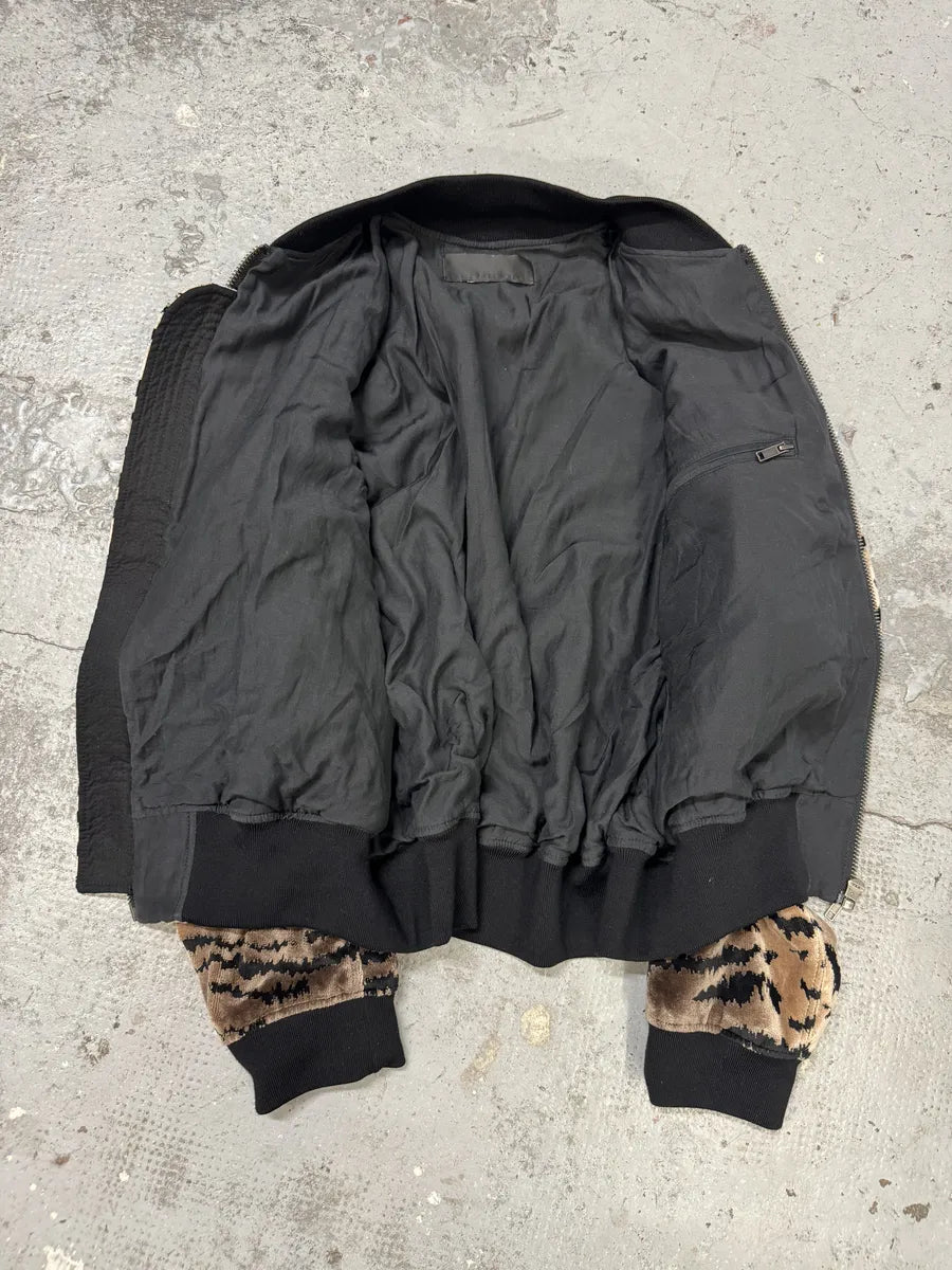 FW2018 Haider Ackermann Safari Striped Bomber Jacket wGjelcD 7