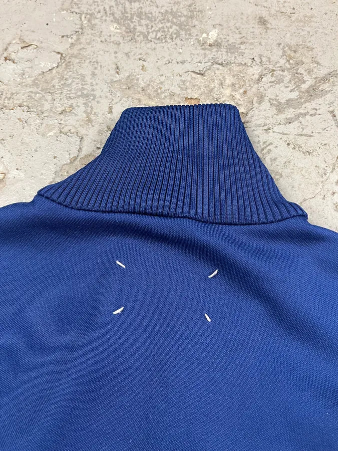 FW2018 Maison Margiela Blue Panelled Track Zip-up Sweater (S/M) 8