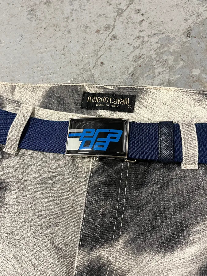 FW2018 Prada Navy Minimalist Belt wunvupT 2