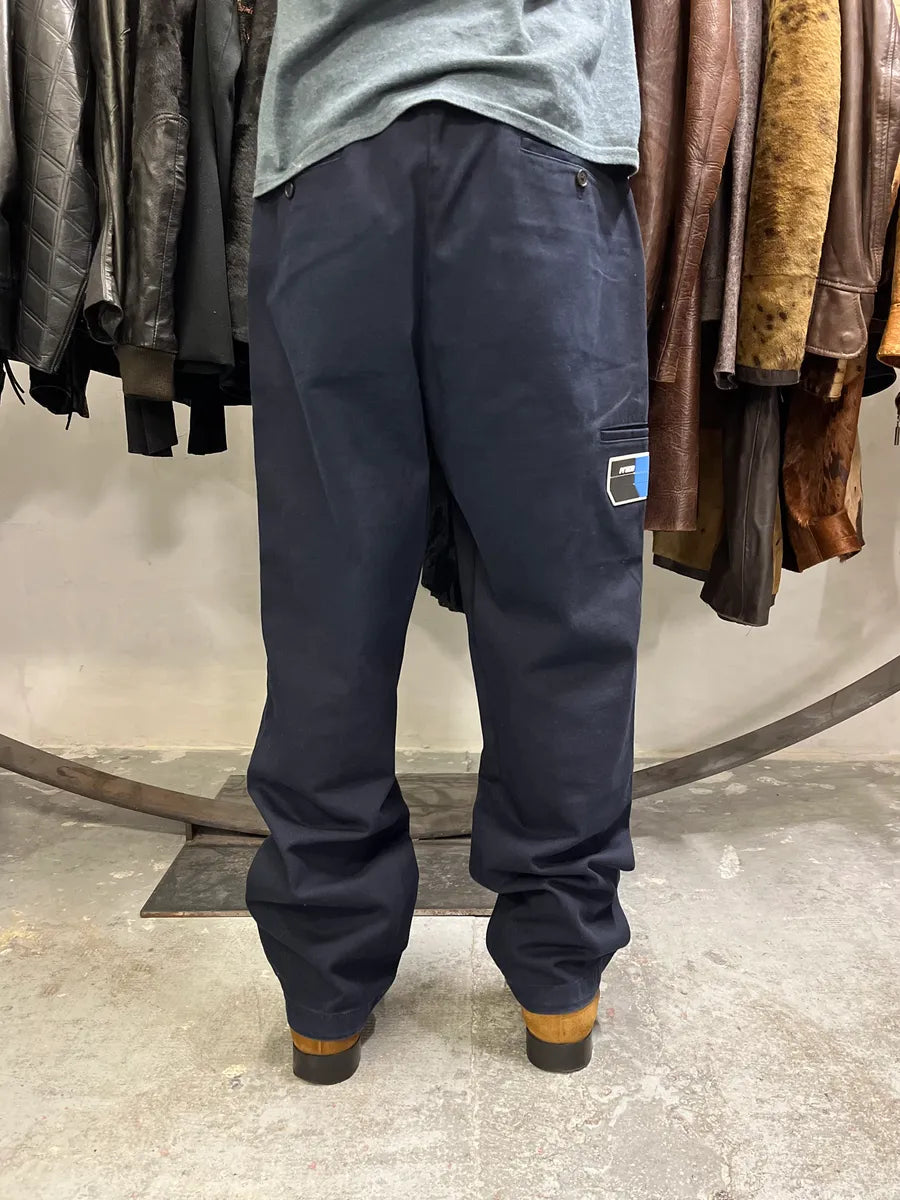 FW2018 Prada Navy Minimalist Pants (M/L) 2