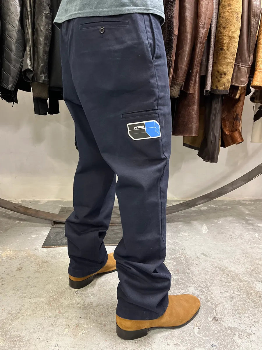 FW2018 Prada Navy Minimalist Pants (M/L) 4