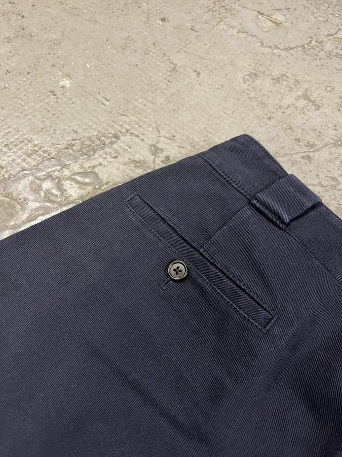 FW2018 Prada Navy Minimalist Pants (M/L) 7