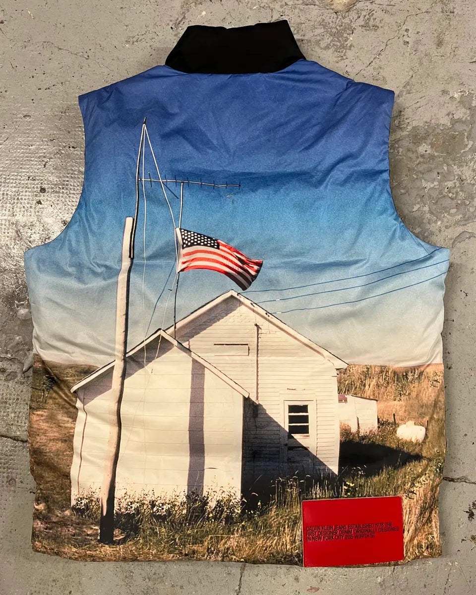 FW2018 Raf Simons Calvin Klein USA Puffer Vest (M/L) UnfcMJG 0
