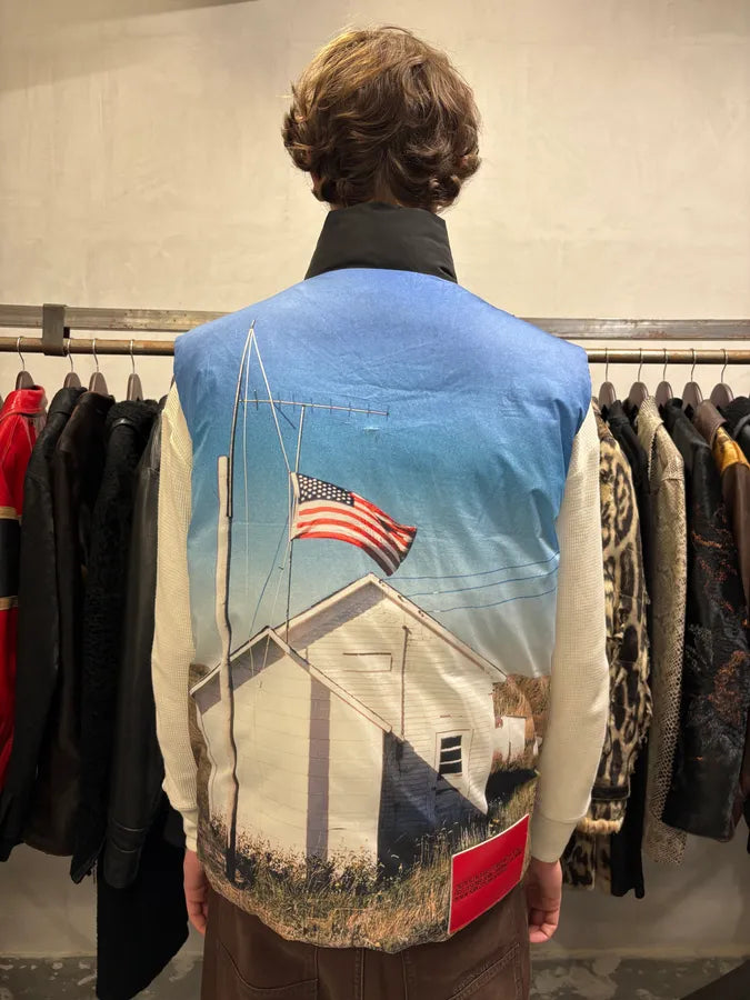 FW2018 Raf Simons Calvin Klein USA Puffer Vest (M/L) UnfcMJG 2