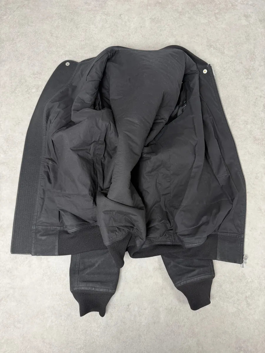 FW2018 Rick Owens Sisyphus Black Minimalist Bomber Jacket vpVqpMx 6