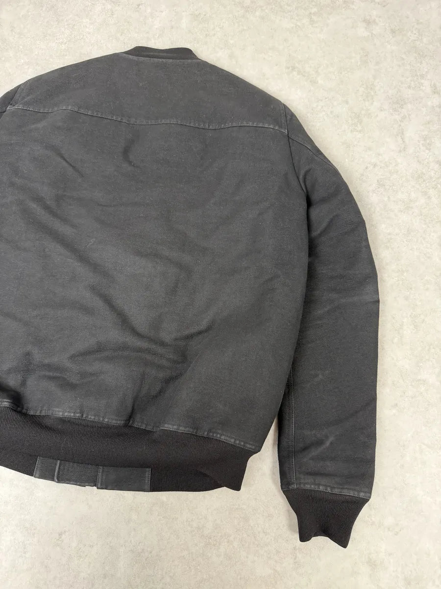 FW2018 Rick Owens Sisyphus Black Minimalist Bomber Jacket vpVqpMx 7