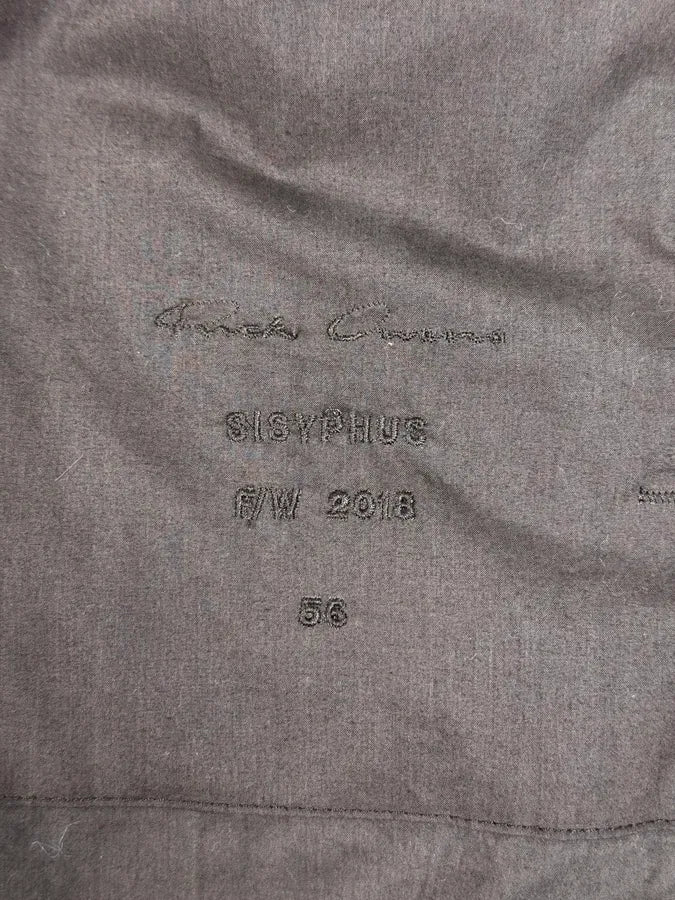 FW2018 Rick Owens Sisyphus Brown Lamb Leather Raisin Bomber Jacket ItSuTfQ 10