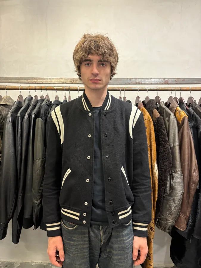 FW2017 Saint Laurent Black Teddy Bomber Jacket (S/M) glmmDwp 1
