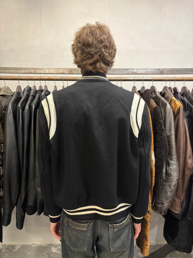 FW2017 Saint Laurent Black Teddy Bomber Jacket (S/M) glmmDwp 2