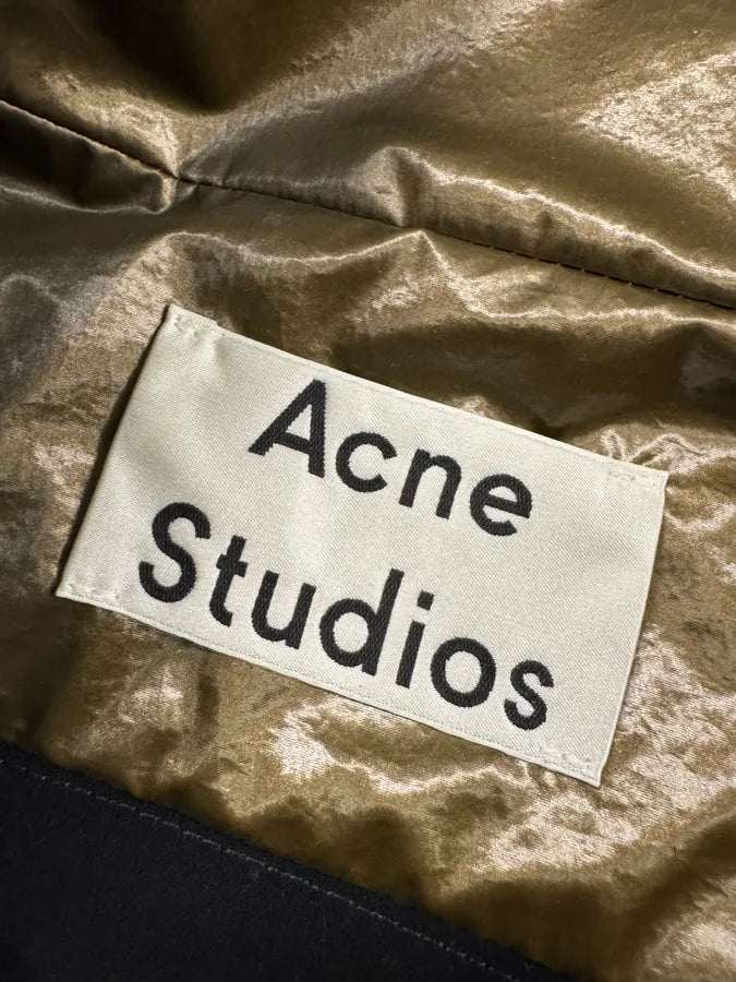 FW2019 Acne Studios Black Zip Latex Turtleneck swuHZcH 10