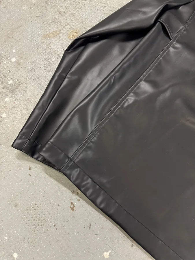 FW2019 Acne Studios Black Zip Latex Turtleneck swuHZcH 14