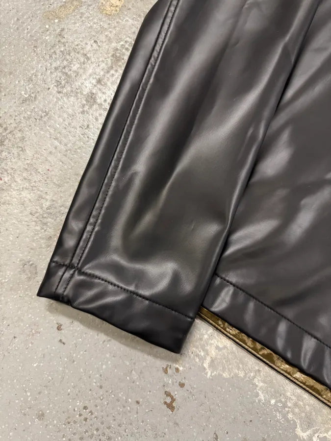 FW2019 Acne Studios Black Zip Latex Turtleneck swuHZcH 4