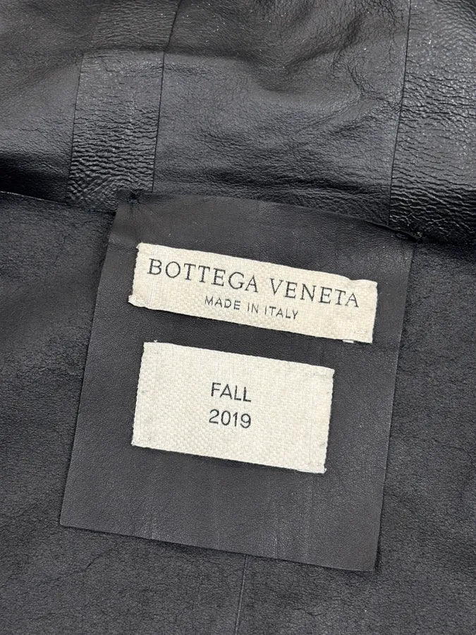 FW2019 Bottega Veneta Black Leather Technical Hooded Jacket UDFjjbl 10