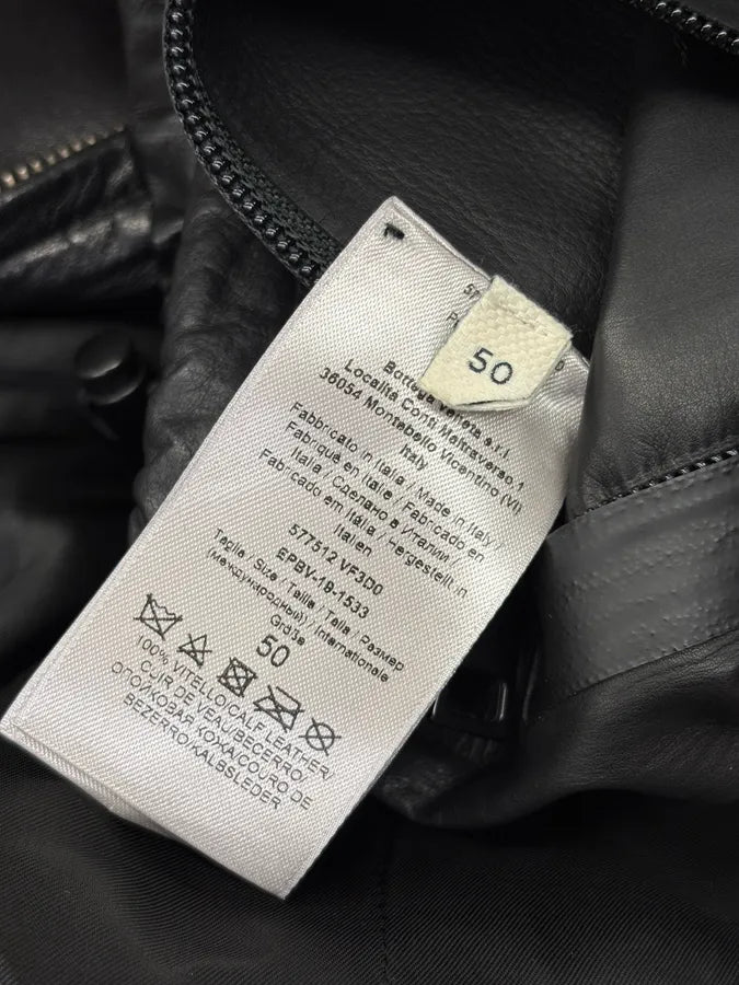 FW2019 Bottega Veneta Black Leather Technical Hooded Jacket UDFjjbl 11