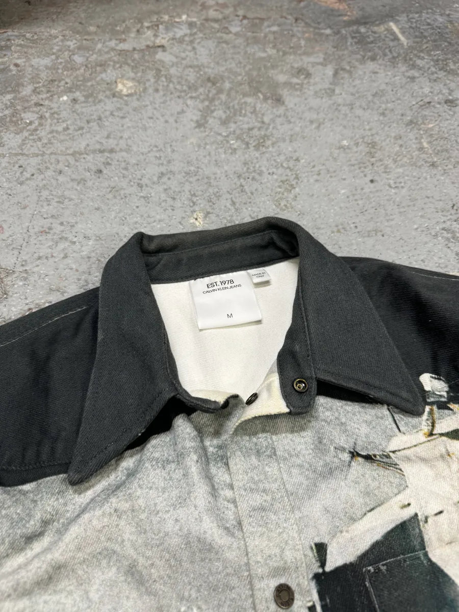 FW2019 Calvin Klein Est 1978 Moon Landing Shirt Jacket MmuBexV 12