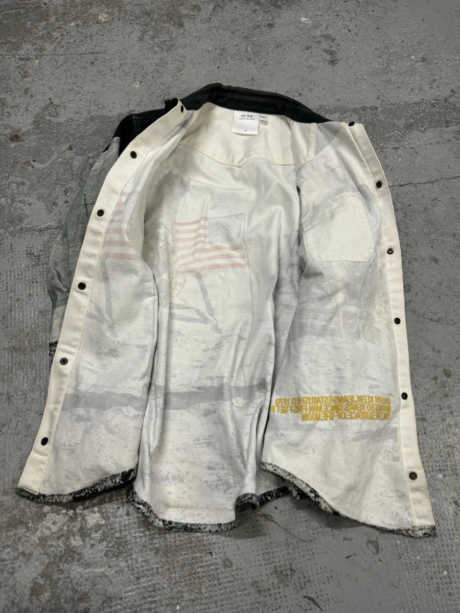 FW2019 Calvin Klein Est 1978 Moon Landing Shirt Jacket MmuBexV 5