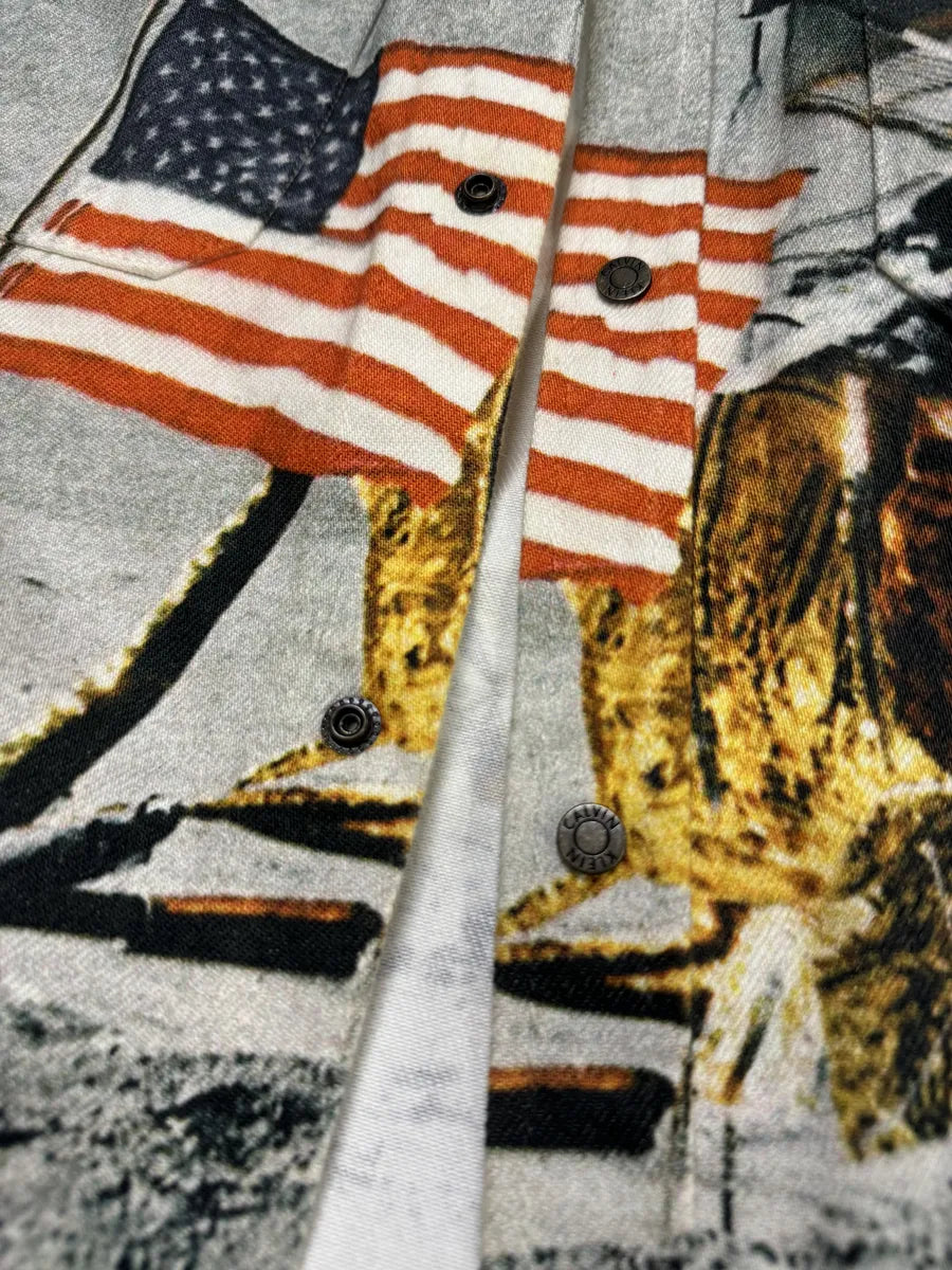FW2019 Calvin Klein Est 1978 Moon Landing Shirt Jacket MmuBexV 6