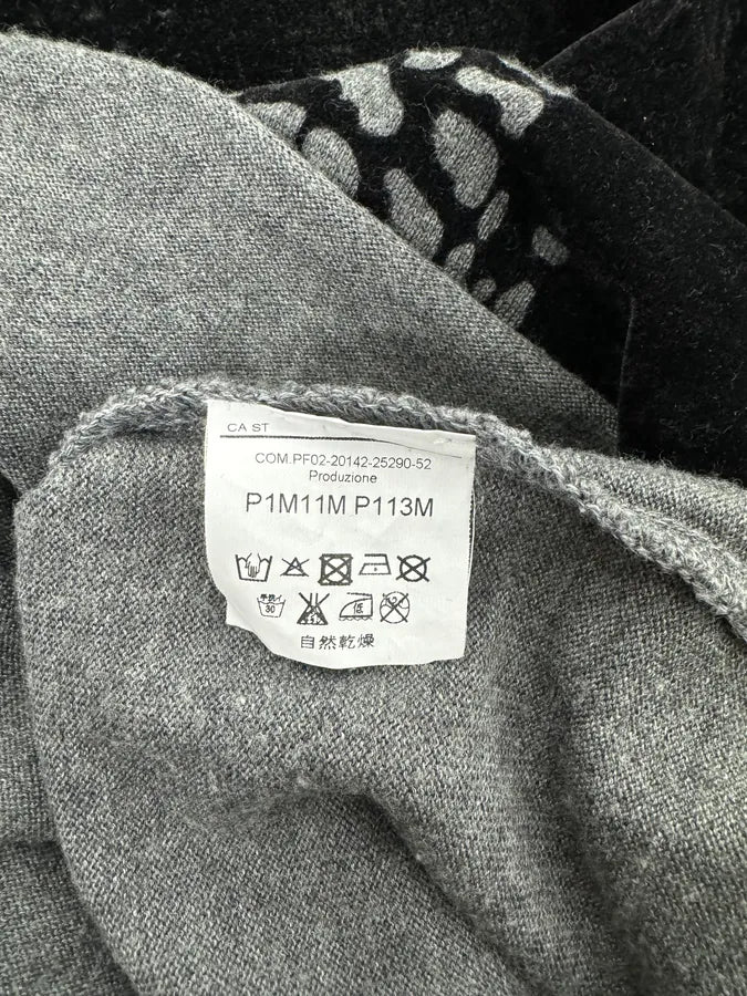 FW2014 Emporio Armani Abstract Skyscrapers Grey Sweater gIdMAgg 9