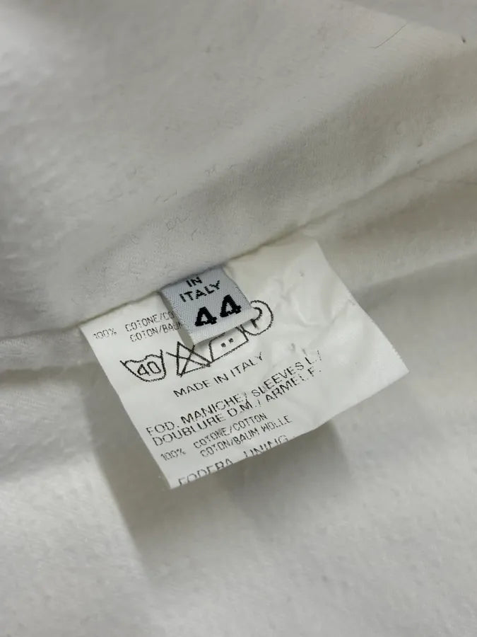 AW2005 Maison Martin Margiela White Cotton Quilted Puffer Jacket bOKbABf 8