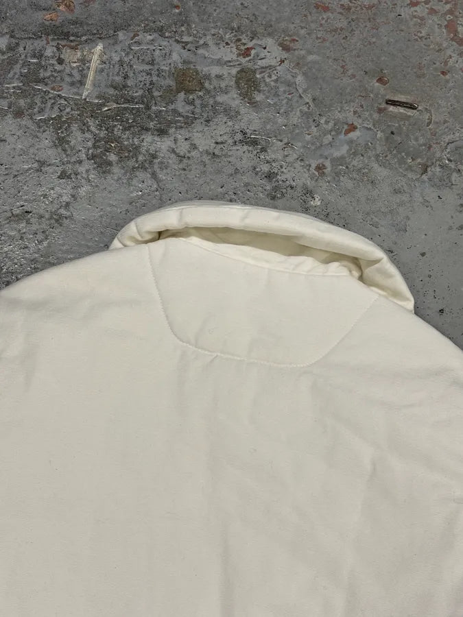 AW2005 Maison Martin Margiela White Cotton Quilted Puffer Jacket bOKbABf 5