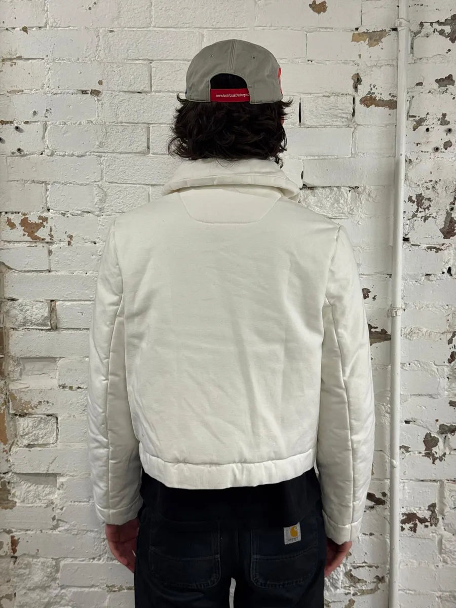 AW2005 Maison Martin Margiela White Cotton Quilted Puffer Jacket bOKbABf 2