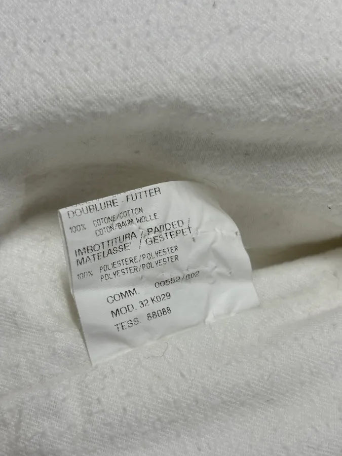 AW2005 Maison Martin Margiela White Cotton Quilted Puffer Jacket bOKbABf 9