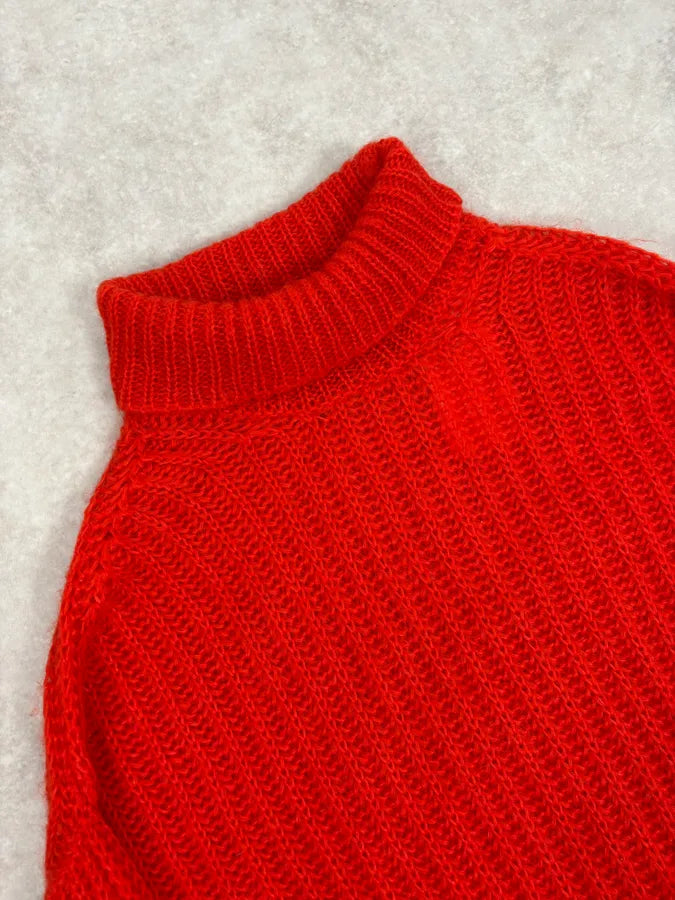 FW2019 Marni Red Mohair Turtleneck Sweater ytSFMIR 4