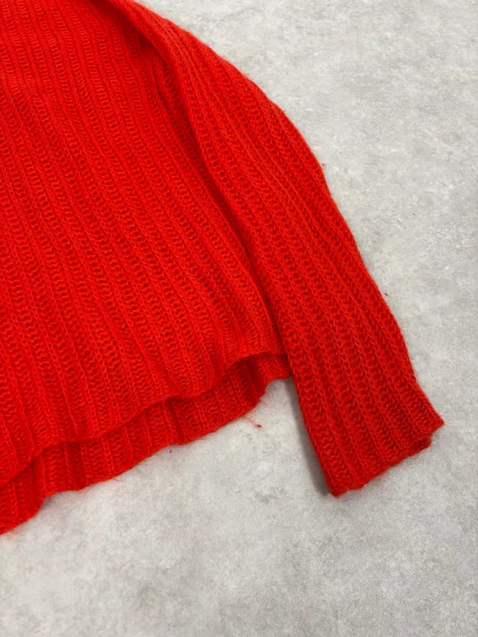 FW2019 Marni Red Mohair Turtleneck Sweater ytSFMIR 7
