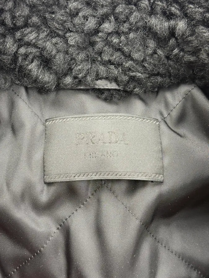 FW2019 Prada Navy Cargo Multi-Pocket Bomber Jacket wPflNYL 11