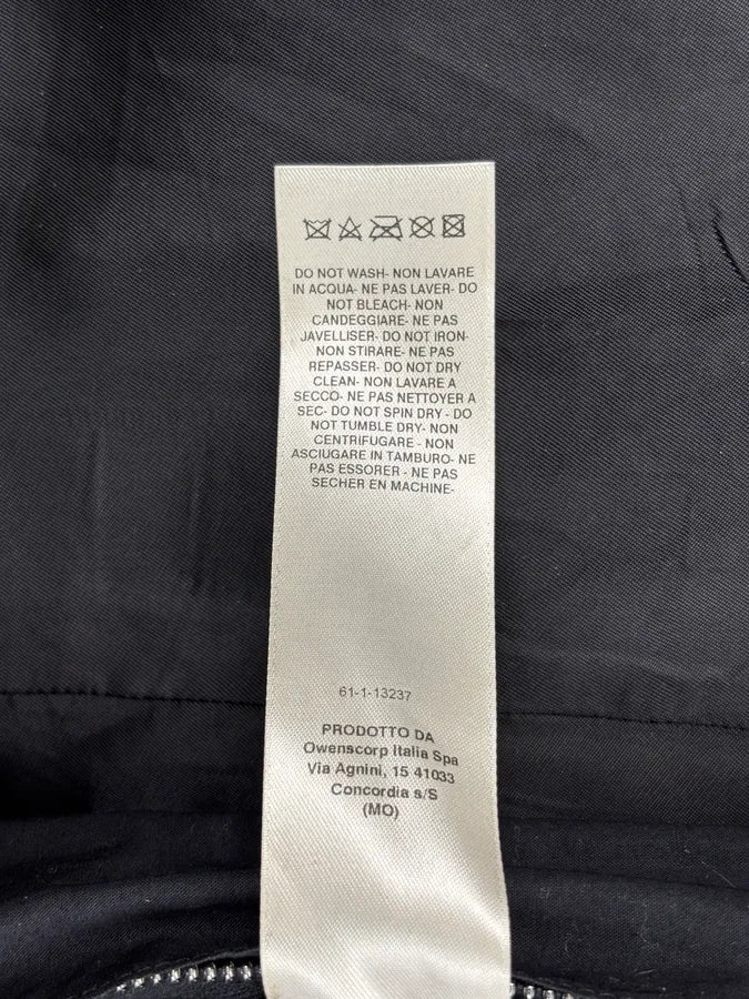 FW2019 Rick Owens Larry Black Leather Jacket KOrMVxp 11