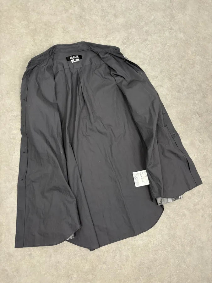 FW2020 Comme des Garçons Black Grey Camo Shirt uFAyLrj 6