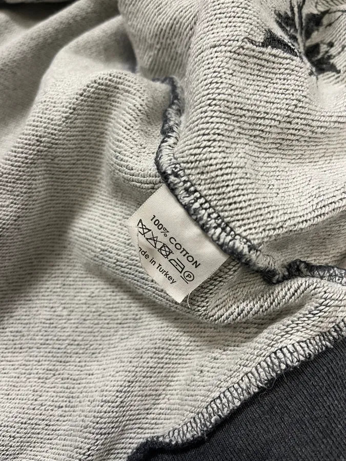 FW2020 Dries Van Noten Floral Grey Zip-up Sweater IuraUbb 9