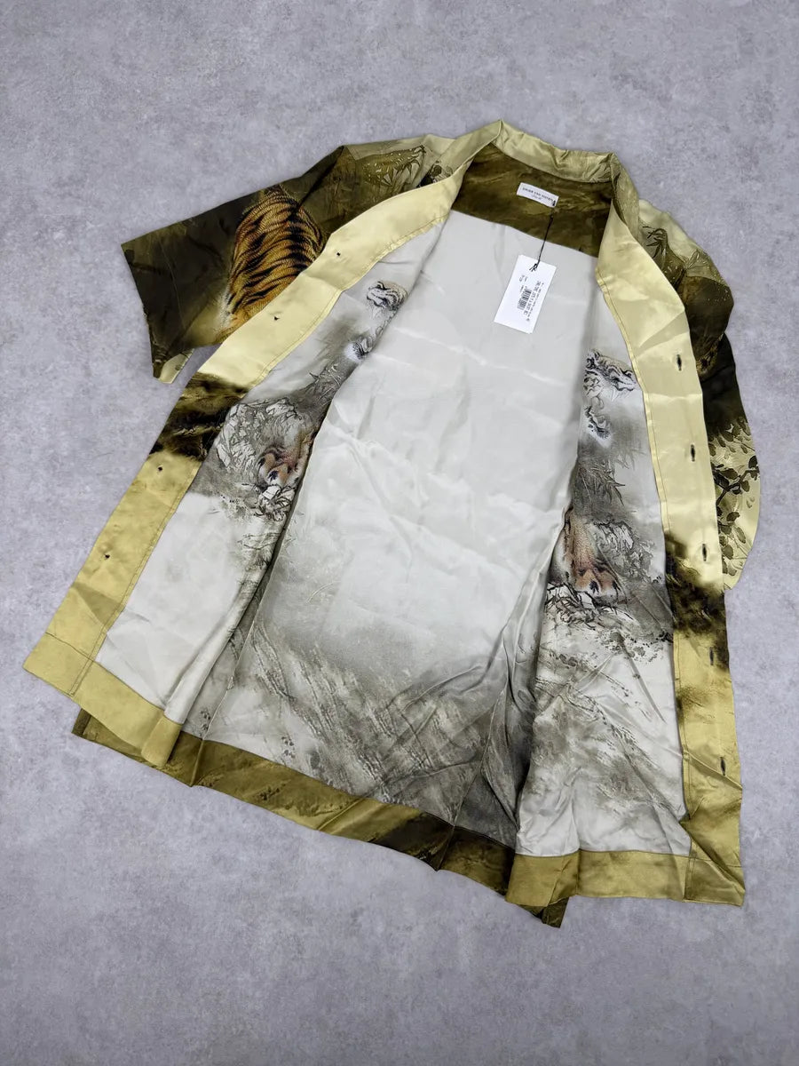 FW2020 Dries Van Noten Tiger Gold Shirt arSlpmN 6