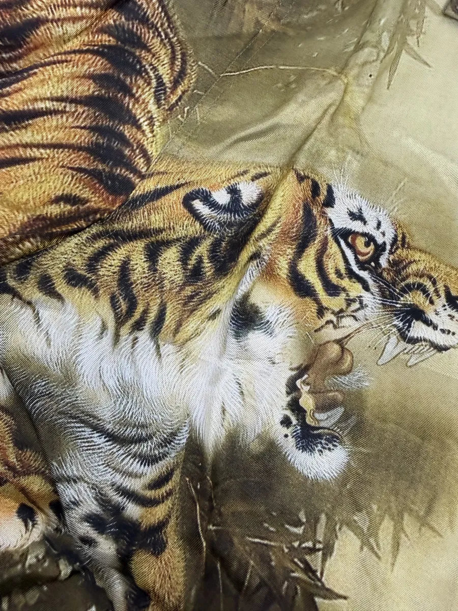 FW2020 Dries Van Noten Tiger Gold Shirt arSlpmN 9